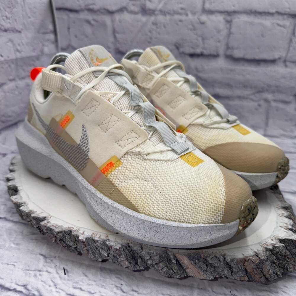 Nike Crater Impact Shoes Youth Size 7Y Cream Move to Zero Sneakers DB3551-100 - Picture 3 of 12